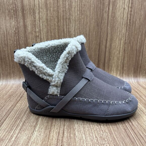 Xero Shoes Ashland Dark Taupe Womens Size 7.5 Pull On Lined Boots Comfort - Picture 1 of 8